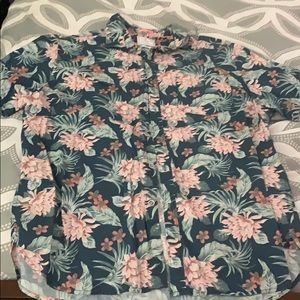 Cactus Man Slim Fit Floral Shirt